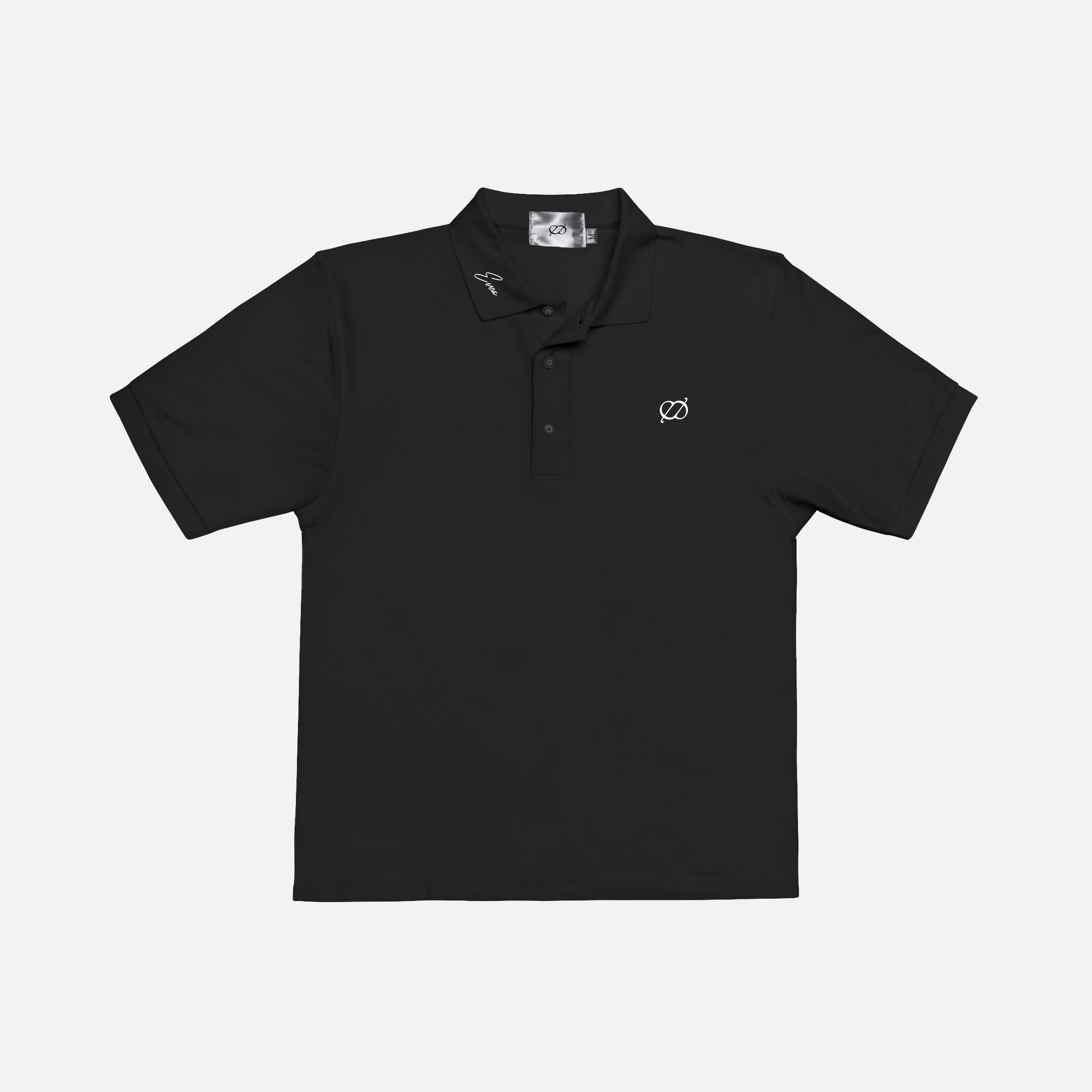 EVCA POLO BLACK CROWN SHIRT